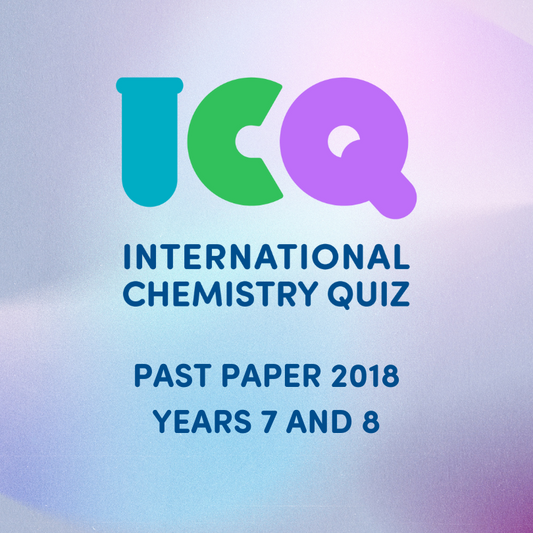 ICQ Past Paper 2018 - Years 7 & 8