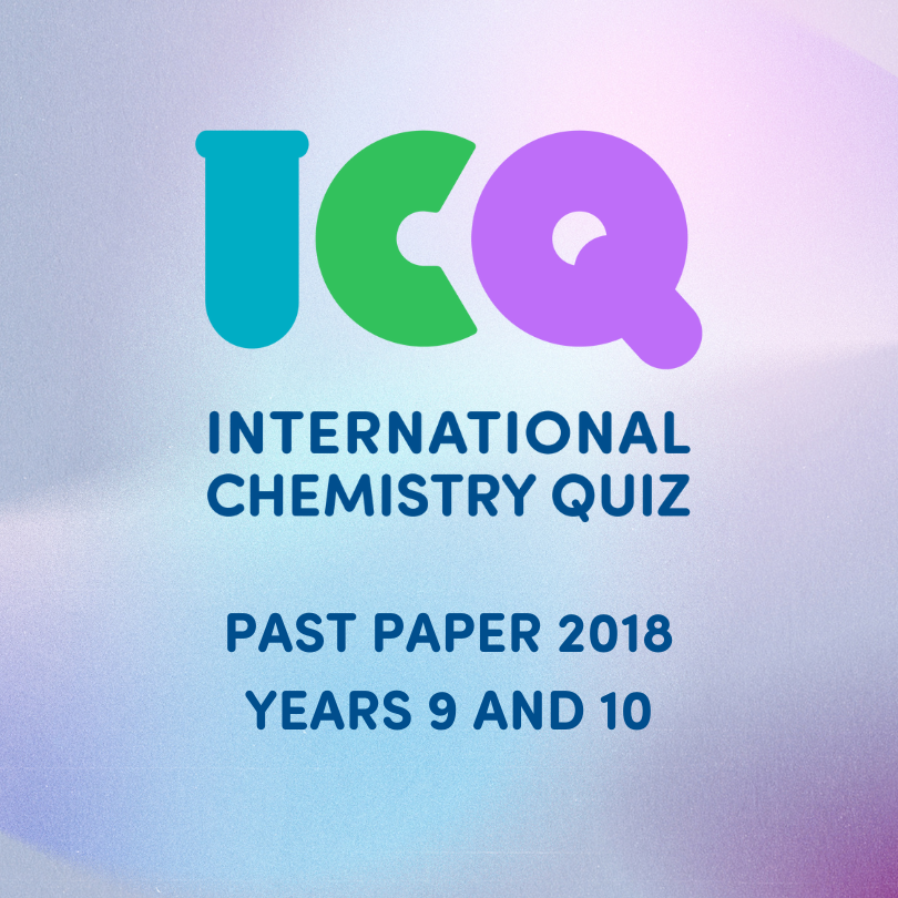 ICQ Past Paper 2018 - Years 9 & 10